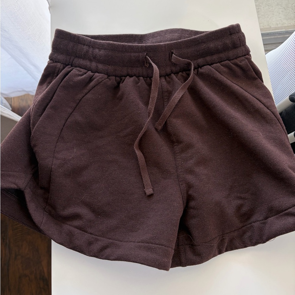 Vitality Brown Sweatshorts